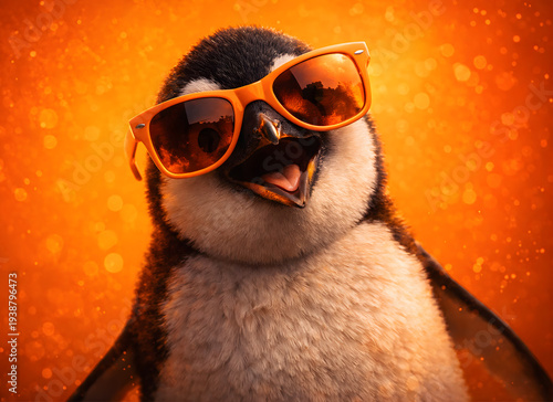 penguin in sunglasses