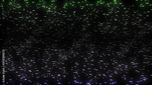 Winter Christmas Snowy Starry Sky Background, Bright Blue Magic Light Particles Motion Loop, Sparkling Stars Night Space Illustration, Holiday Celebration Glow Design, Abstract Pattern Water Light Sce