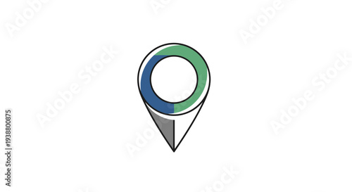 Free Download Map Pin Icon with Gradient Circle. - GFXLoad