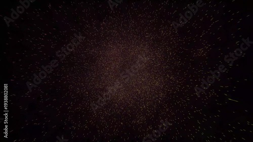Starry Night Sky Galaxy Universe Background, Blue Cosmos Nebula Space Illustration, Astronomy Science Starfield Motion Scene, Cosmic Dust Particle Light Design, Dark Black Space with Bright Stars, Sno