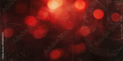 A festive Christmas bokeh background featuring colorful blurred lights and glowing holiday decorations for a bright city night celebration