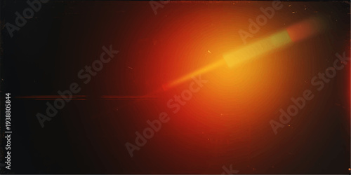 A bright blue light wave glows with motion and blur effect over a dark black space background vector illustration