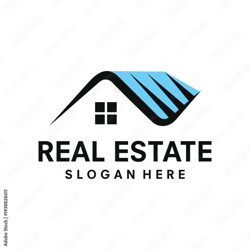 Obraz premium Logo Design Concept Template for Property Real Estate Company