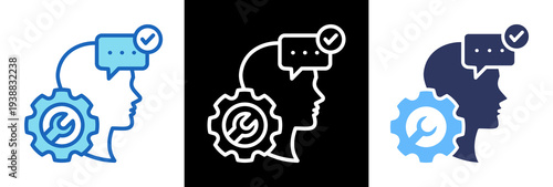 Communication Skills triplestyle icon