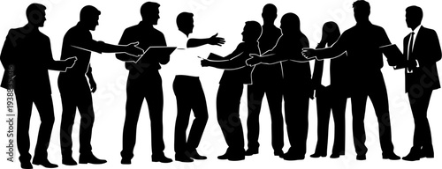 Diverse group of people networking and interacting in social setting