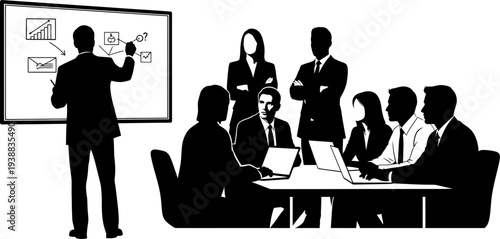 Educational workshop session with speaker presenting to seated audience