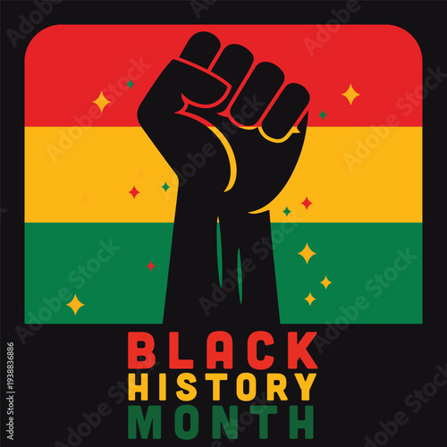 Black history month instagram post and banner design