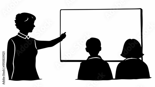 Businesswoman presenting to colleagues in modern office setting