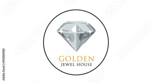 Diamond Jewel Logo Design Element.