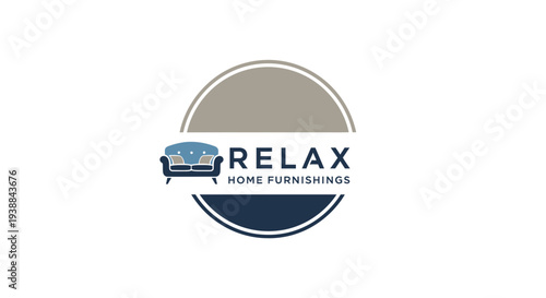Relax Home Furnishings Logo Design Element.
