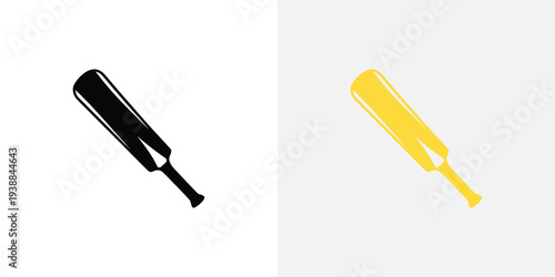 Black and yellow screwdriver tool flat simple