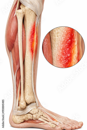 Shin splints injury