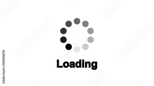 Animated loading bar. Soft circle bar. Loading Animation loading on a white background