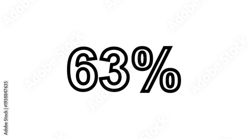 Animated Loading Bar from 0% to 100% on Video Backgroun
