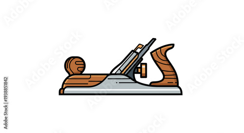 Hand Plane Tool for Woodworking.