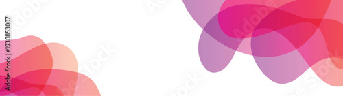 Abstract vector shape curve white backgrounds with empty text line waves dynamic effect art vector illustration color wallpaper pink purple