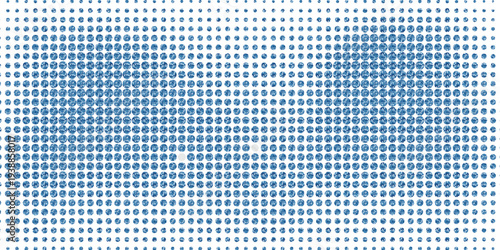 Blue Halftone World Map Dots Background for Global Network, Technology, and Data Visualizations
