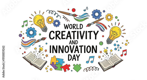 Creativity and Innovation Day Concept Artwork.