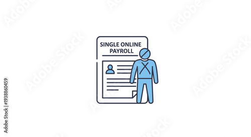 Digital payroll management system for individual employee records