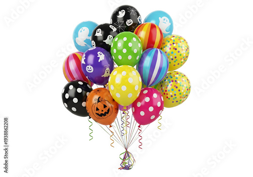 Halloween Balloons Ghost Pu...