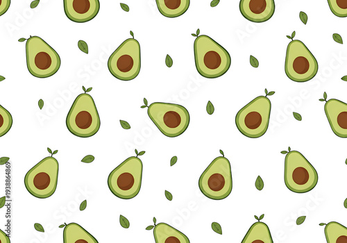 Pixel Art Avocado Halves Se...