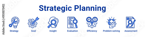 -Strategic Planning Icon Banner and Collection