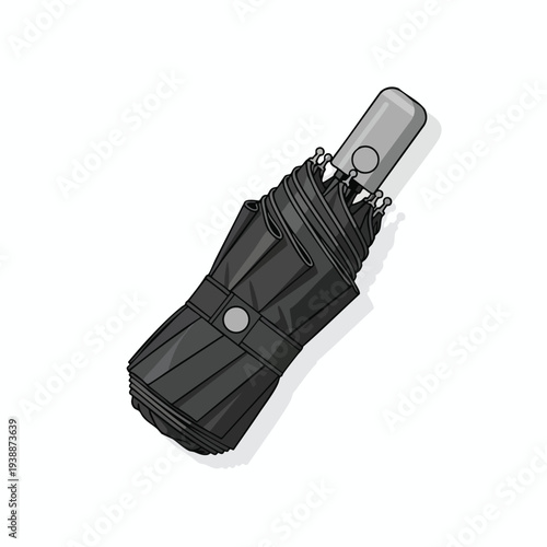 Black Flashlight with Leather Holster