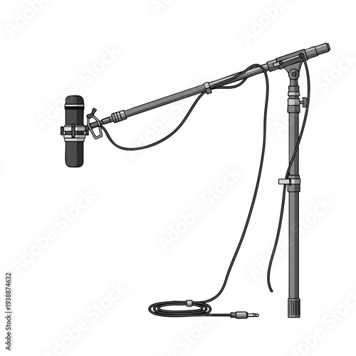 Studio Microphone Setup for Recording