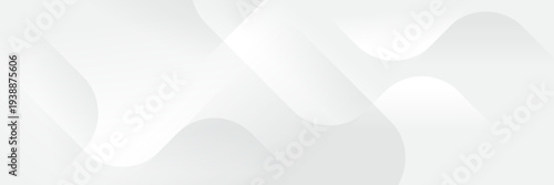 Abstract pattern white geometric banner design background.