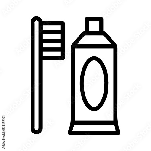 Dental Hygiene Tools Icon