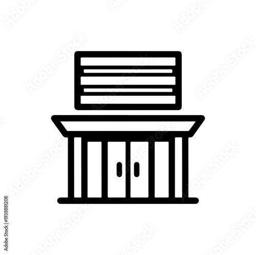 Modern Minimalist Bench with Storage