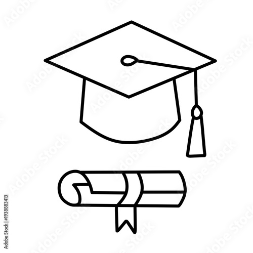 Student Graduation icon vector