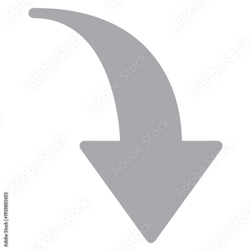 downward arrow icon
