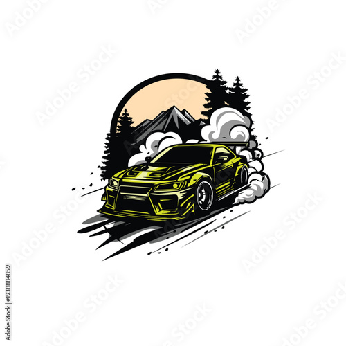 Drift Car Mountain Racing