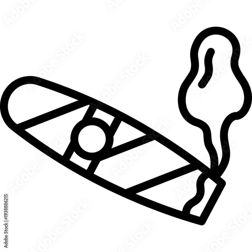Cigar Line Icon