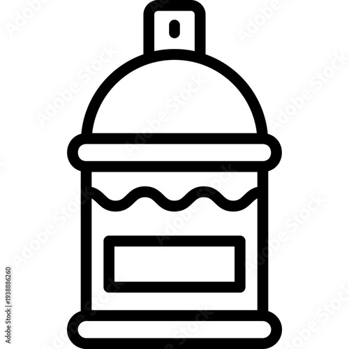 spray can Line Icon