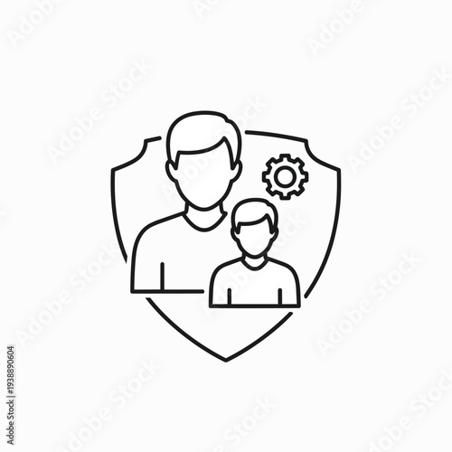 Family Protection And Security Icon