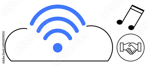 Cloud connectivity. Cloud-based services connect wireless signals and enhance music sharing and collaboration. Cloud connectivity enables remote access, data exchange, and streaming. For technology