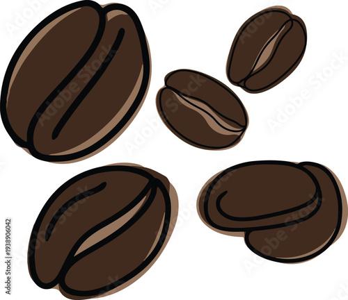 Coffee Beans Illustration