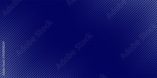 A minimal blue banner with round lines pattern gradient. Vector template.