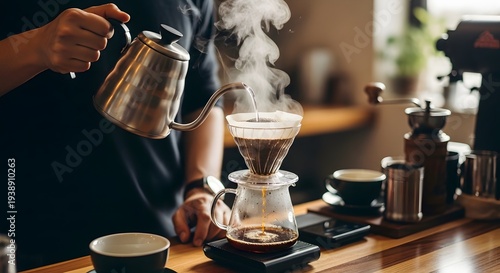 coffee maker and coffee cup