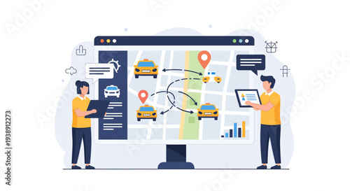 Transportation and logistics management system with realtime tracking and route optimization.