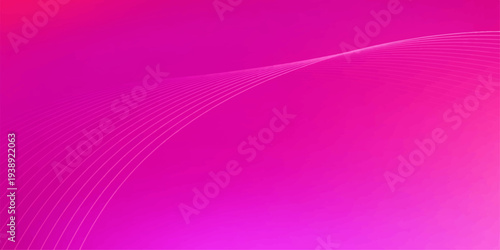 A smooth digital illustration features flowing purple and violet waves with bright pink light curves to create a vibrant motion texture design