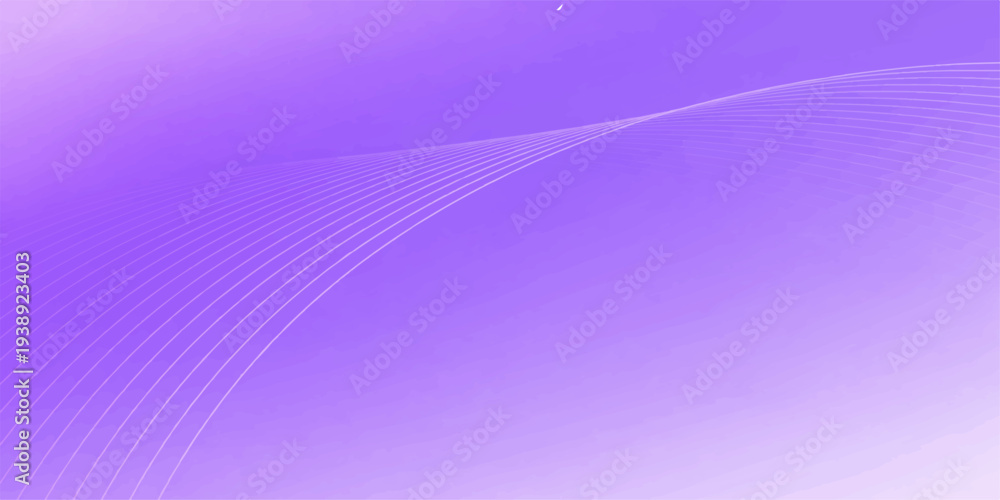 Fototapeta premium Abstract blue background vector with pink and purple wave lines featuring a digital curve pattern for a modern technology web design backdrop