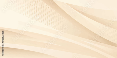 An abstract brown vector background featuring flowing gold waves and a textured silk line pattern for an elegant wallpaper design