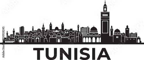 Stunning Tunisia cityscape with iconic architecture