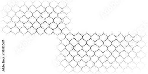 Black snake skin pattern isolated on white background eps 10
