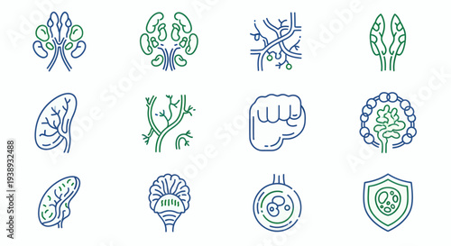 Medical Icons A Collection of Biological and Health-Related Illustrations for Your Projects