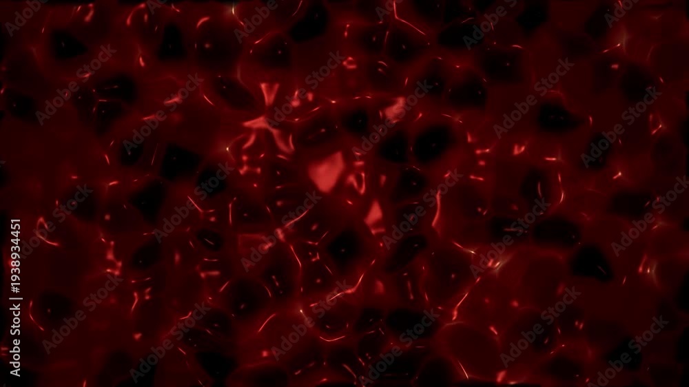 Horror Blood Flow Animation. Dripping Blood Background. Dark Blood Flow ...