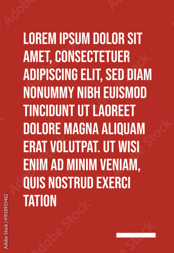 Design wall art text paragraph typography minimalist elegant